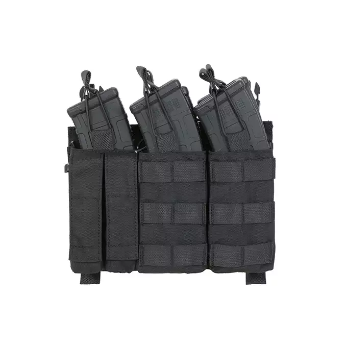 Buckle Up Triple AK Mag/Pistol Pouch Panel - Black