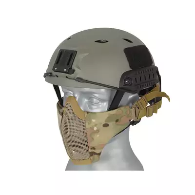 Stalowa maska siatkowa 2.0 do kasku/hełmu FAST - Multicamo [PJ]