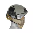 Stalowa maska siatkowa 2.0 do kasku/hełmu FAST - Multicamo [PJ]