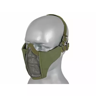 Stalowa maska siatkowa 2.0 - Olive [WOSPORT]