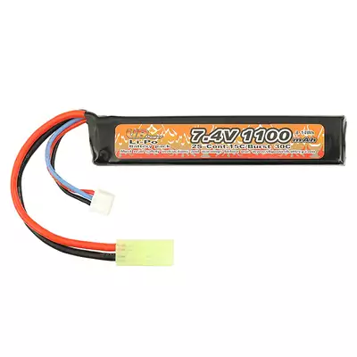 Battery Li-Po 1100mAh 7,4V 15/30C [VB]