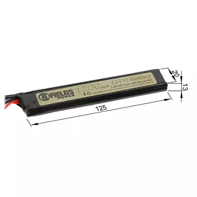 Akumulator Li-Po 1200mAh 7,4V 20/40C [VB]
