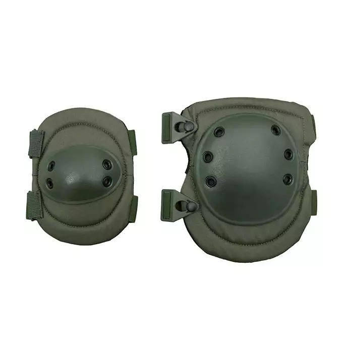 Knee Elbow Pads Set Alta type System - Olive [8FIELDS]