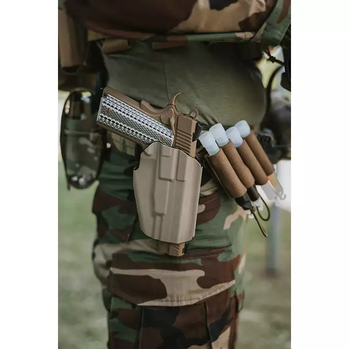 [Zestaw] Kabura taktyczna PRO-FIT - Dark Earth [EM] + Adapter QD do kabury PRO-FIT [BD] + Panel biodrowy do kabury PRO-FIT [BD]