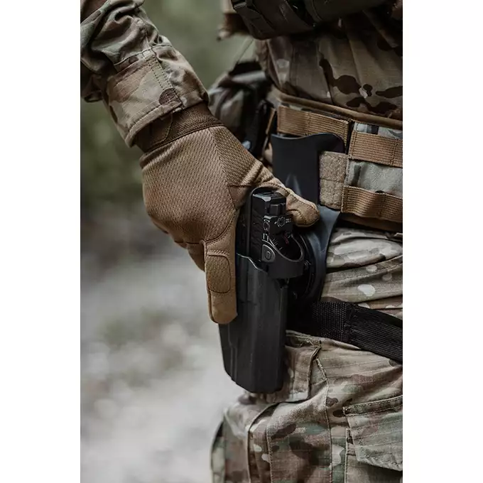 [Zestaw] Kabura taktyczna PRO-FIT - Black [EM] + Adapter QD do kabury PRO-FIT [BD] + Panel biodrowy do kabury PRO-FIT [BD]