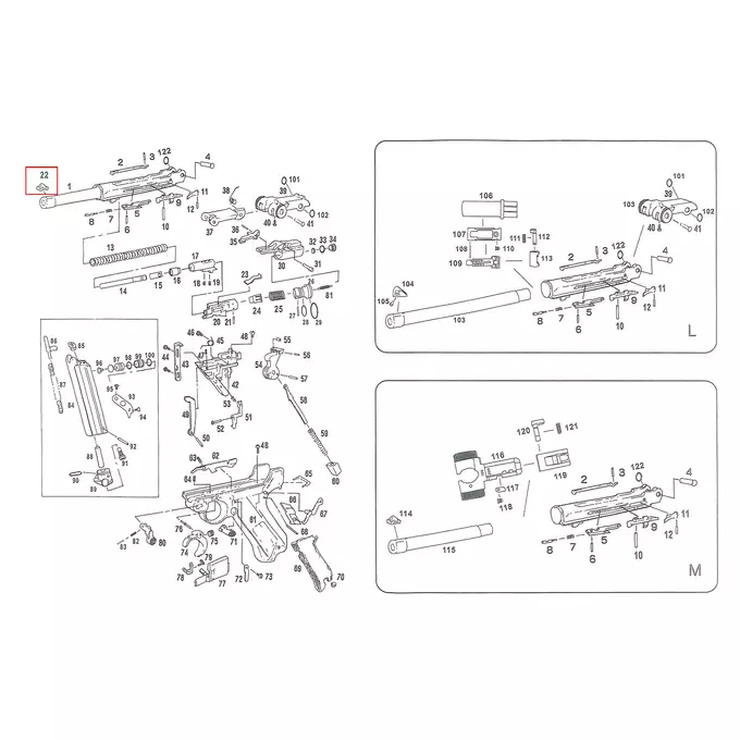 WE-P001 front sight [WE]