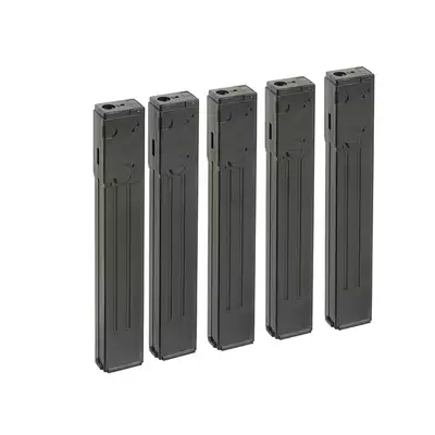 Magazynki na 110 kulek do MP40/STEN - 5 szt. [King Arms]