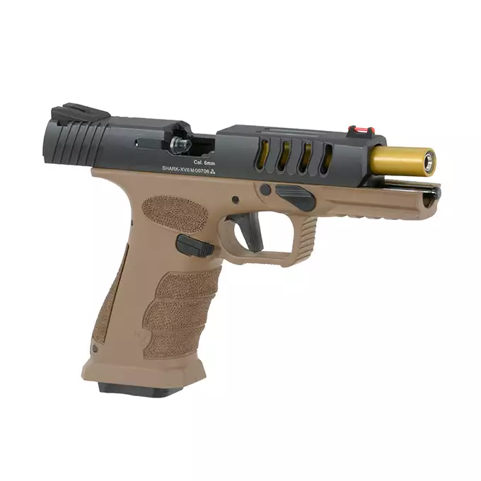 SHARK Full Auto Pistol - Dark Earth [APS]
