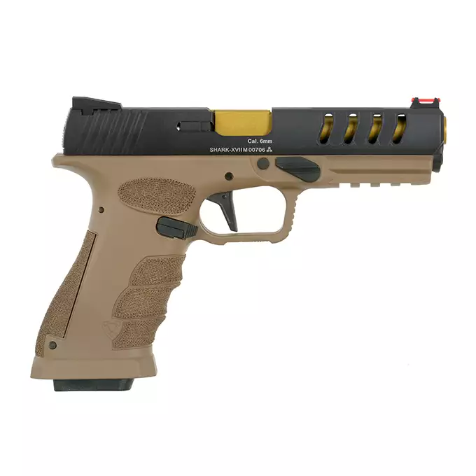 SHARK Full Auto Pistol - Dark Earth [APS]