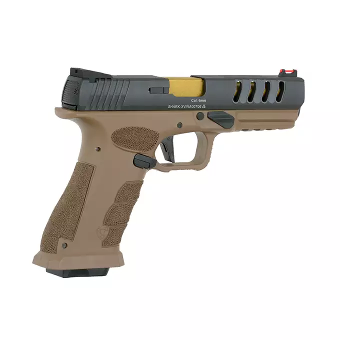 SHARK Full Auto Pistol - Dark Earth [APS]