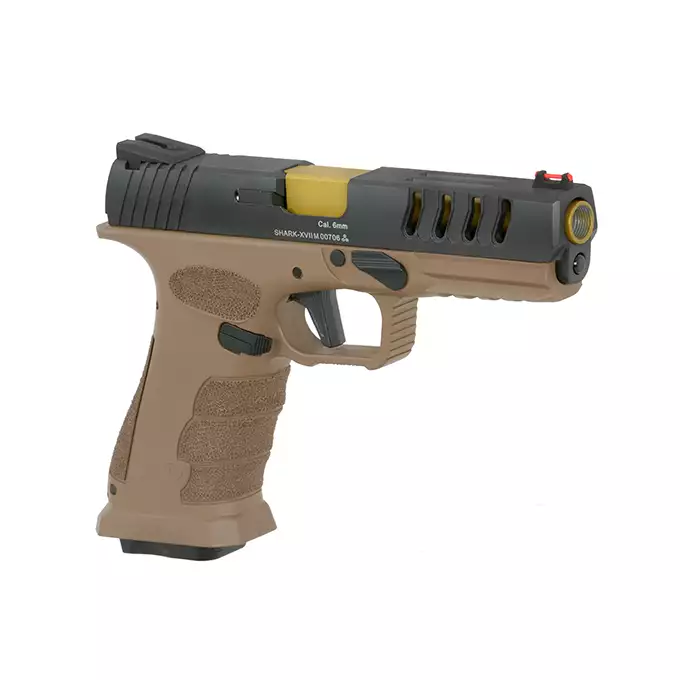 SHARK Full Auto Pistol - Dark Earth [APS]