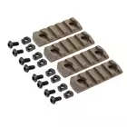 4-PC MLOCK Polymer Rail Kit - Dark Earth [TMC]