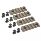 4-PC MLOCK Polymer Rail Kit - Dark Earth [TMC]
