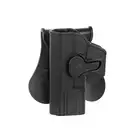 Leworęczna Kabura Airsoftowa do klonów serii G19 - Black [Amomax]