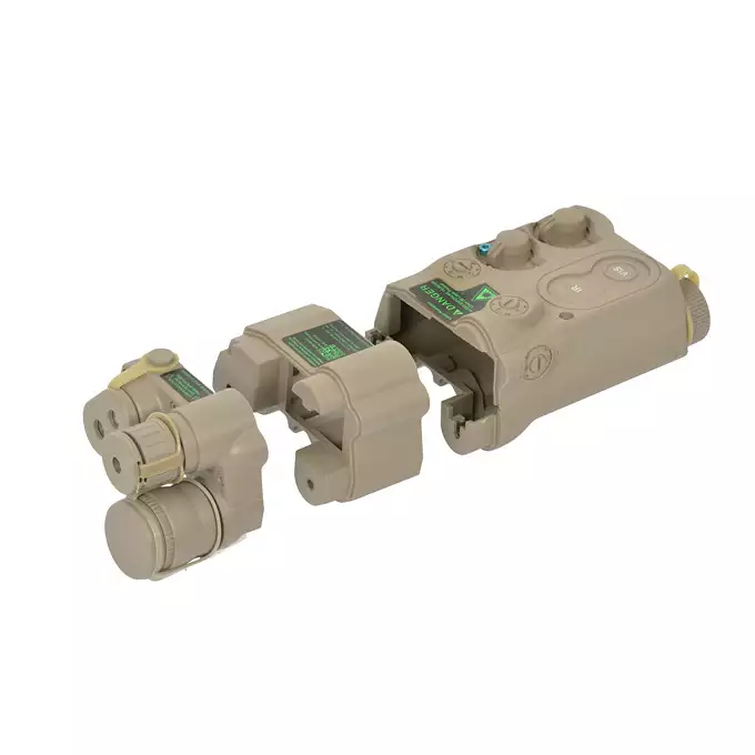Boitier AN/PEQ-16 (porte batterie) - Dark Earth [FMA]