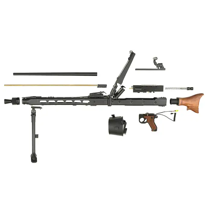 MG42 Full Metal AEG Machine Gun Replica - Real Wood [AGM]