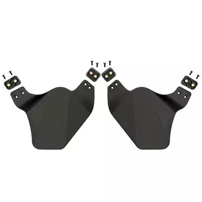 Osłony uszu do replik hełmów z szynami - Black [FMA]