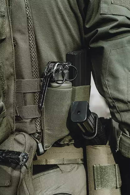 Elastyczna podwójna ładownica na magazynki M4/M16 - Olive [8FIELDS]