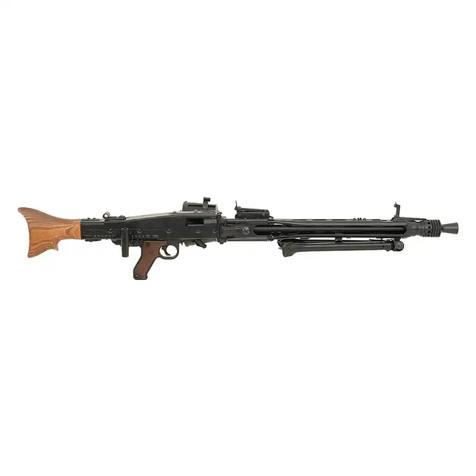MG42 Full Metal AEG Machine Gun Replica - Real Wood [AGM]