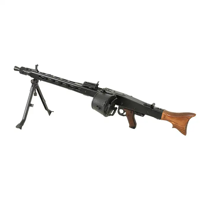 MG42 Full Metal AEG Machine Gun Replica - Real Wood [AGM]