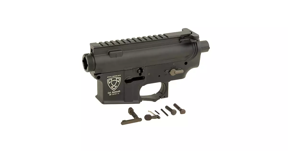 ASR Upper and Lower Receiver - Black [APS] | Taiwangun
