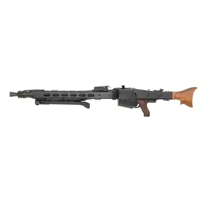 Replika karabinu maszynowego MG42 Full Metal AEG - Real Wood [AGM]