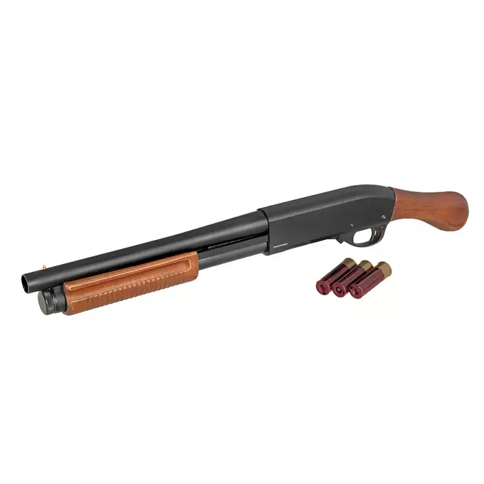 Shotgun M8877 (Green Gaz) - Real Wood [Golden Eagle]
