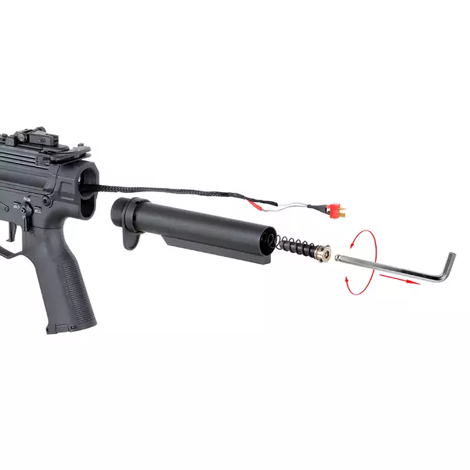 Phantom Extremis Rifle MKVIII eSilver Edge - Black [APS