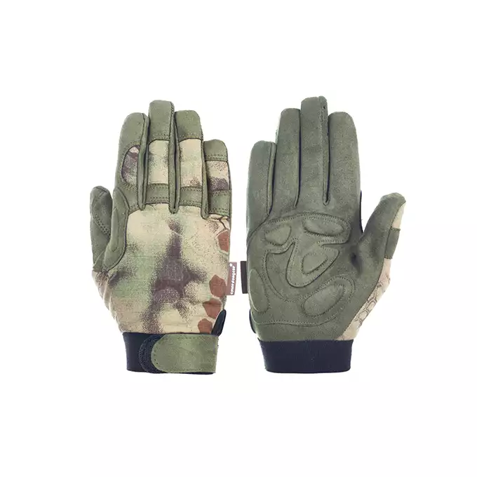 Lekkie rękawice taktyczne w kamuflażu (Rozmiar S) - MR [EM]