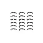 Low-profile clips for rail (60 Piece Set) - Black [FMA]