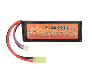 Batería Li-Po 2200mAh 7,4V 25 / 40C [VB]