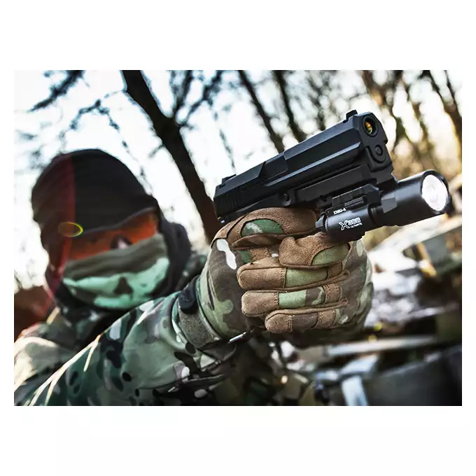 Lekkie rękawice taktyczne w kamuflażu (Rozmiar S) - AOR2 [EM]