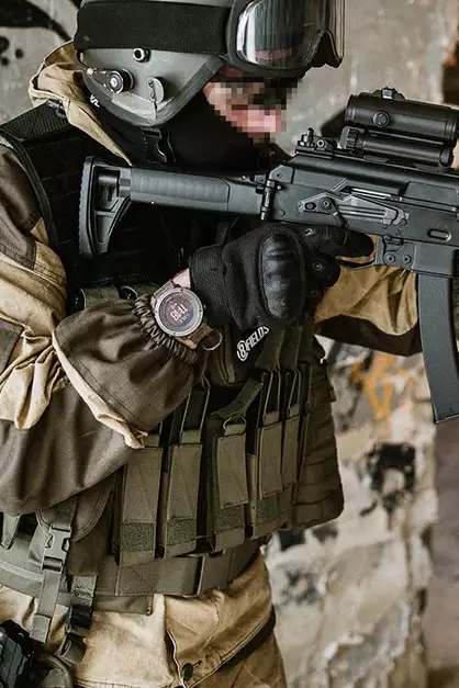 Potrójna ładownica na magazynki do MP5/MP7/MP9 - Olive [8FIELDS]