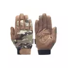 Lekkie rękawice taktyczne w kamuflażu (Rozmiar XL) - Multicam [EM]