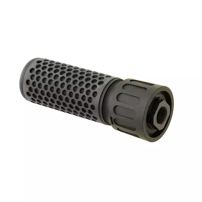 Tłumik dźwięku 5.56 QDC/CQB wraz z tłumikiem płomienia - Black [BD]