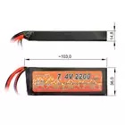 Battery Li-Po 2200mAh 7,4V 25/40C [VB]