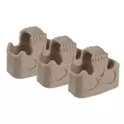 Gumowy uchwyt Skull do magazynków 5.56 Zestaw (3 szt.) - Tan [MGPCQB]