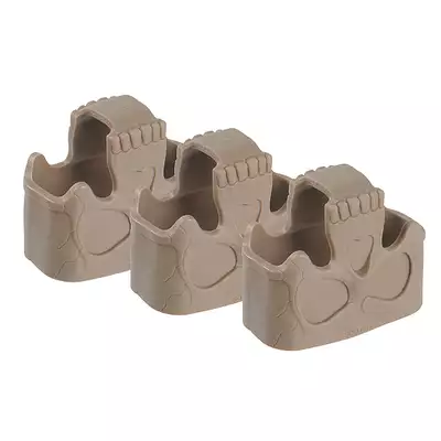 Gumowy uchwyt Skull do magazynków 5.56 Zestaw (3 szt.) - Tan [MGPCQB]