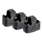 Gumowy uchwyt Skull do magazynków 5.56 Zestaw (3 szt.) - Black [MGPCQB]