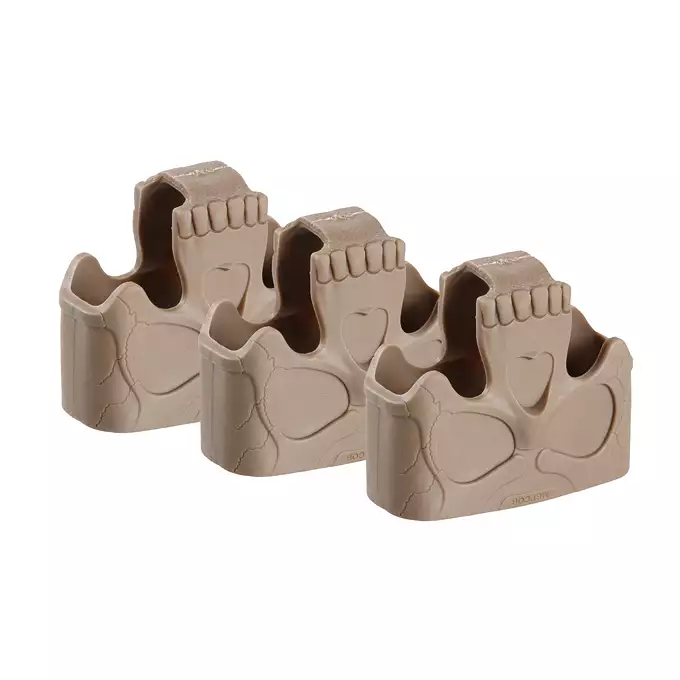 Gumowy uchwyt Skull do magazynków 7.62 Zestaw (3 szt.) - Tan [MGPCQB]