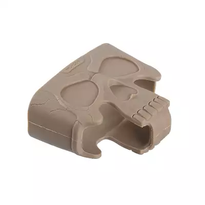 Gumowy uchwyt Skull do magazynków 7.62 Zestaw (3 szt.) - Tan [MGPCQB]