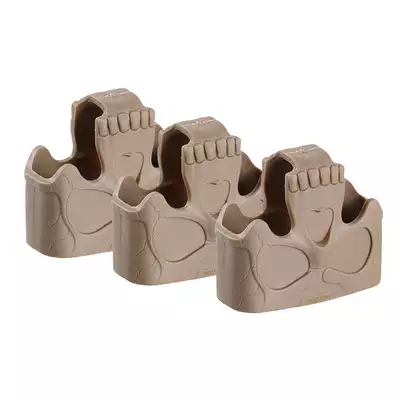 Gumowy uchwyt Skull do magazynków 7.62 Zestaw (3 szt.) - Tan [MGPCQB]