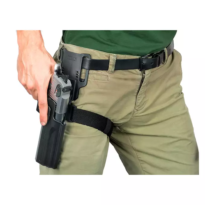 Airsoftowa platforma biodrowa - Black [Amomax]