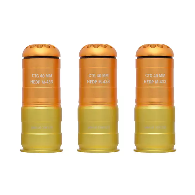 120rd 40MM Grenade Set (3pcs) [S&T] | TaiwanGun US & EU
