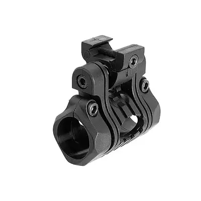 5-positions 1&quot; Flashlight Mount - Black [Element]