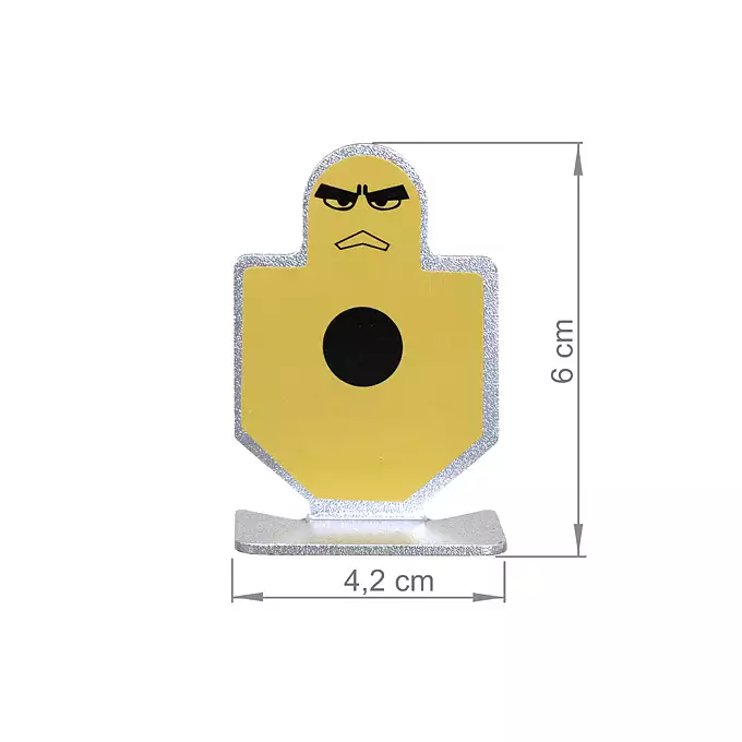 Metal Shooting Targets 42 mm X 60 mm Mod.C - Silver [Element]