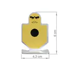 Metal Shooting Targets 42 mm X 60 mm Mod.C - Silver [Element]