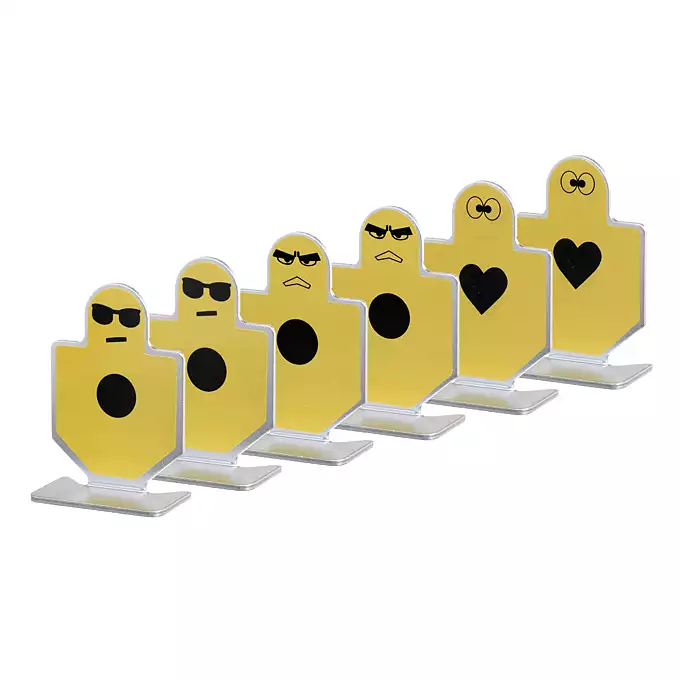 Metal Shooting Targets 42 mm X 60 mm Mod.C - Silver [Element]