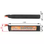 Batterie Li-Po 1300mAh 7,4V 20/40C [8FIELDS]