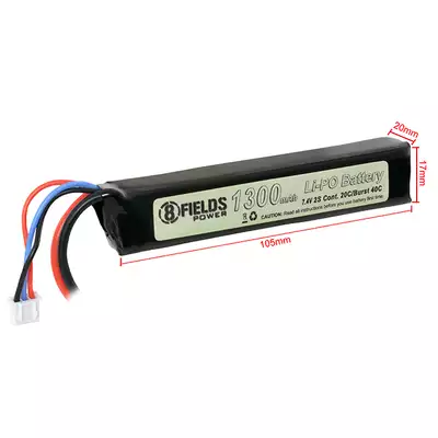 Akumulator Li-Po 1300mAh 7,4V 20/40C [8FIELDS]
